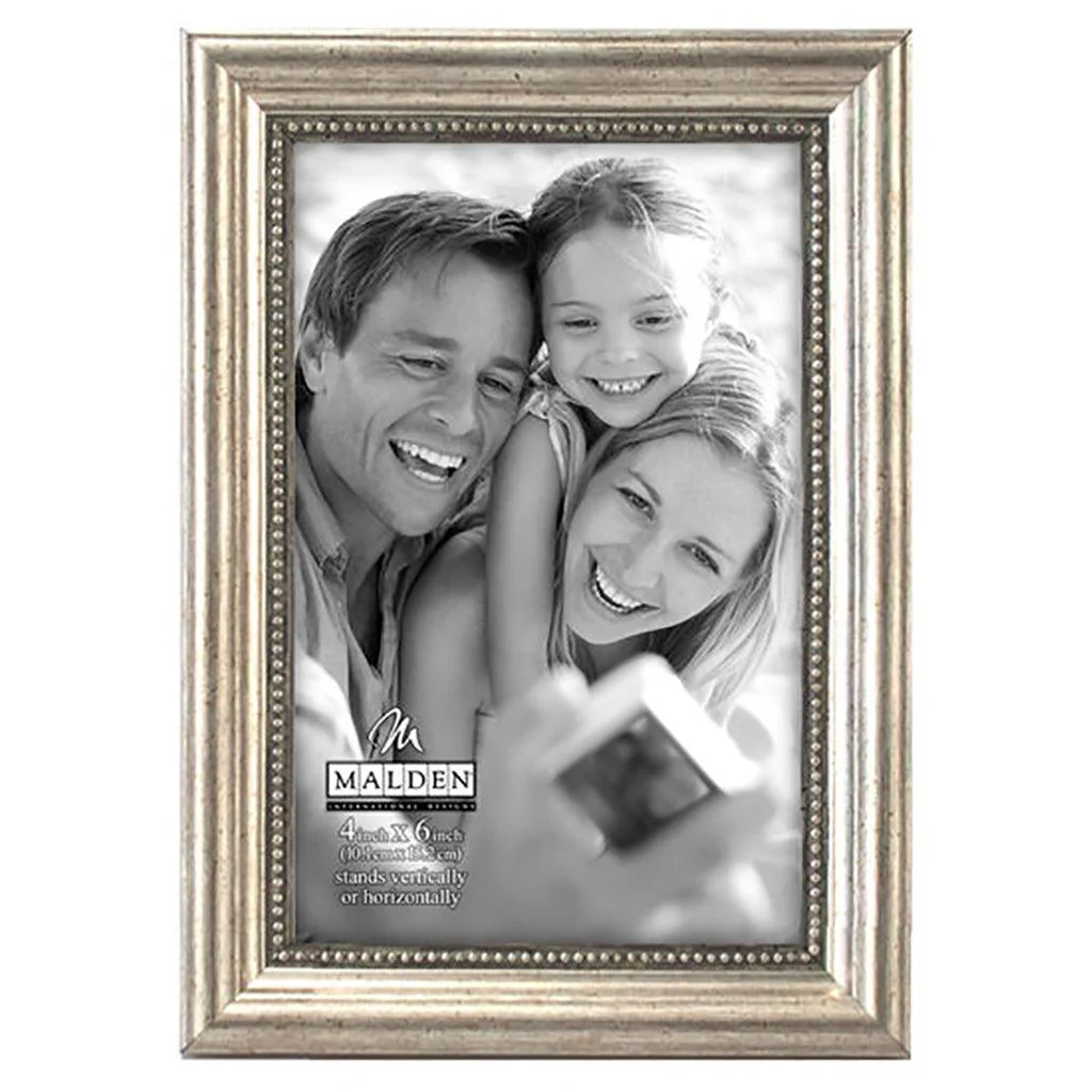 Malden :  Silver Bead Photo Frame - 8x10