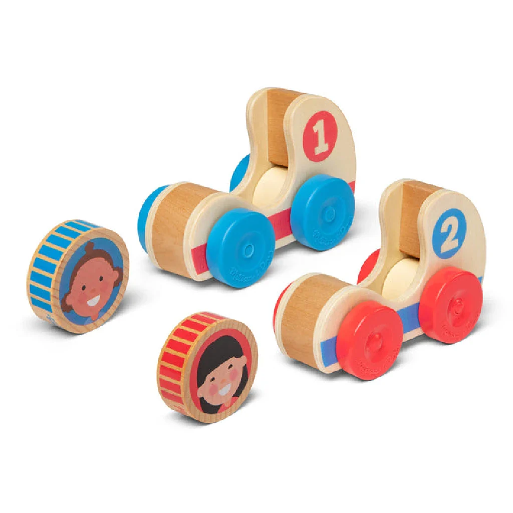 Melissa & Doug : GO Tots Wooden Race Cars