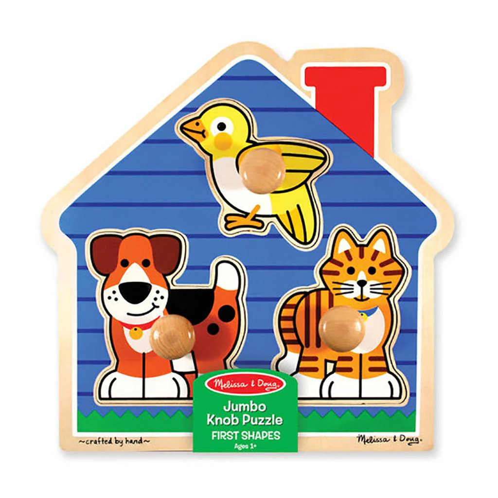 Melissa & Doug : House Pets Jumbo Knob Puzzle - 3 Pieces - Image 4