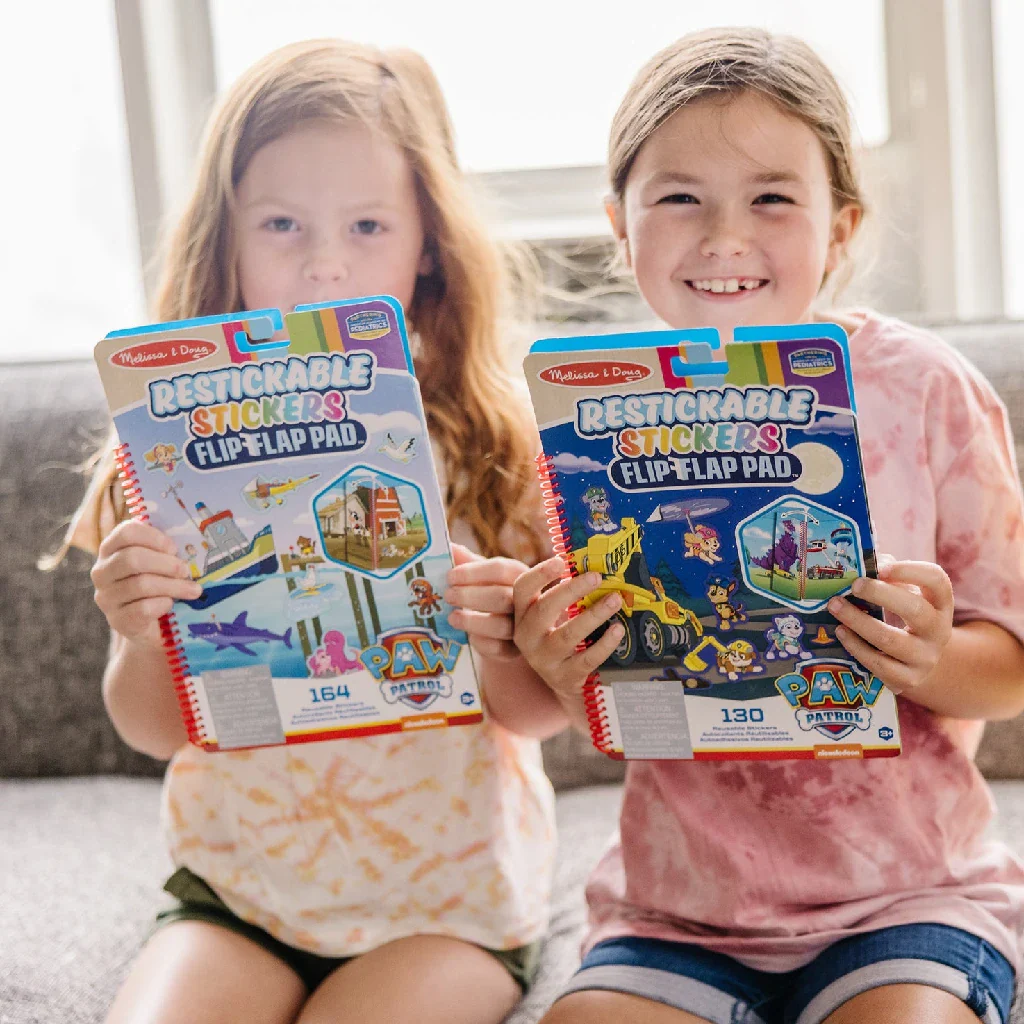 Melissa & Doug : PAW Patrol Restickable Stickers Flip-Flap Pad - Image 5