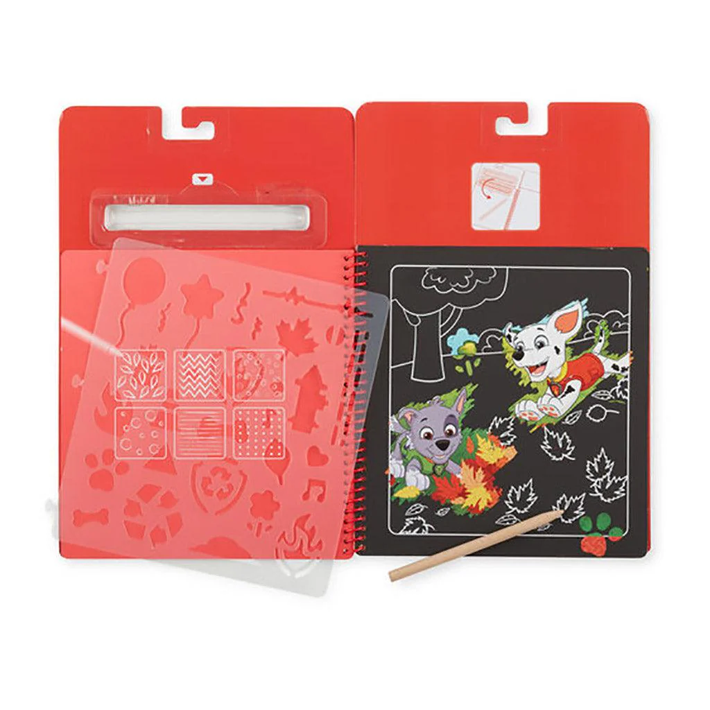 Melissa & Doug : PAW Patrol Scratch Art Pad - Marshall - Image 2