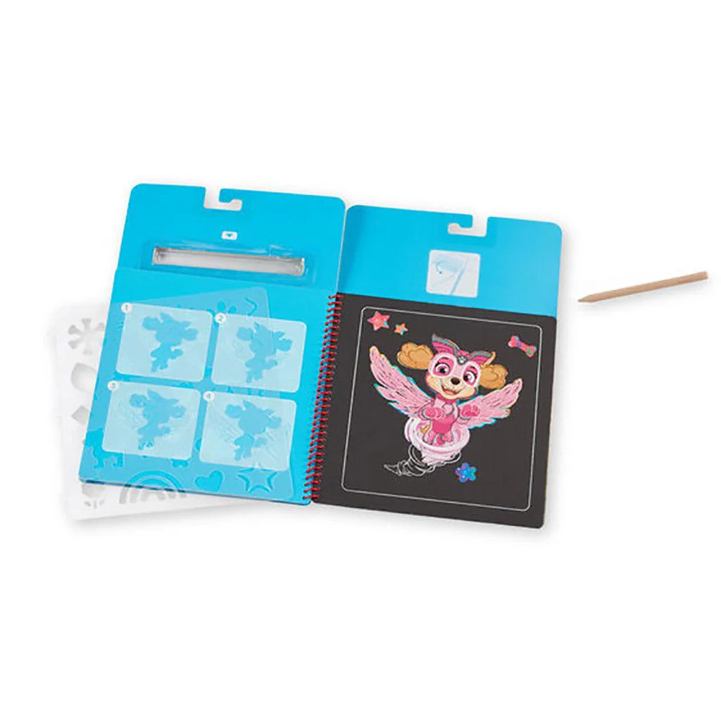Melissa & Doug : PAW Patrol Scratch Art Pad - Skye - Image 2