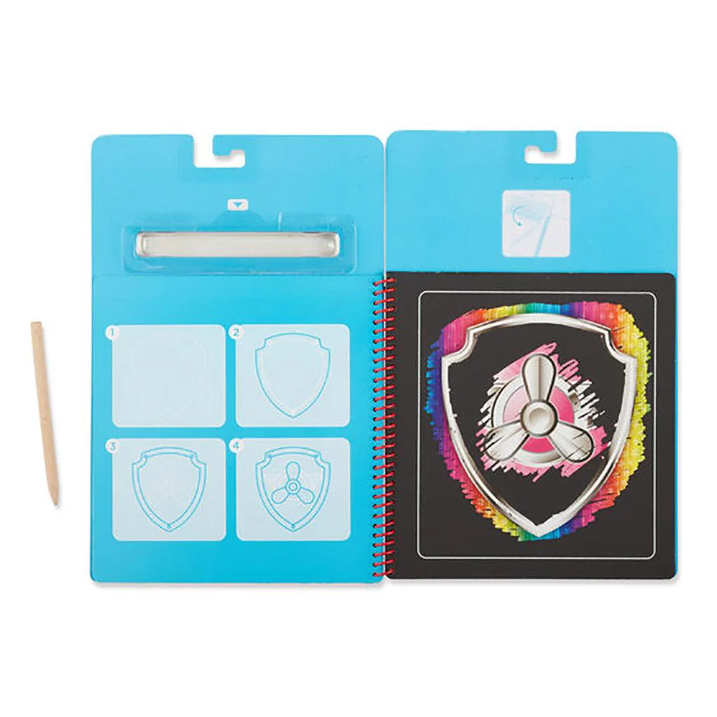 Melissa & Doug : PAW Patrol Scratch Art Pad - Skye - Image 8