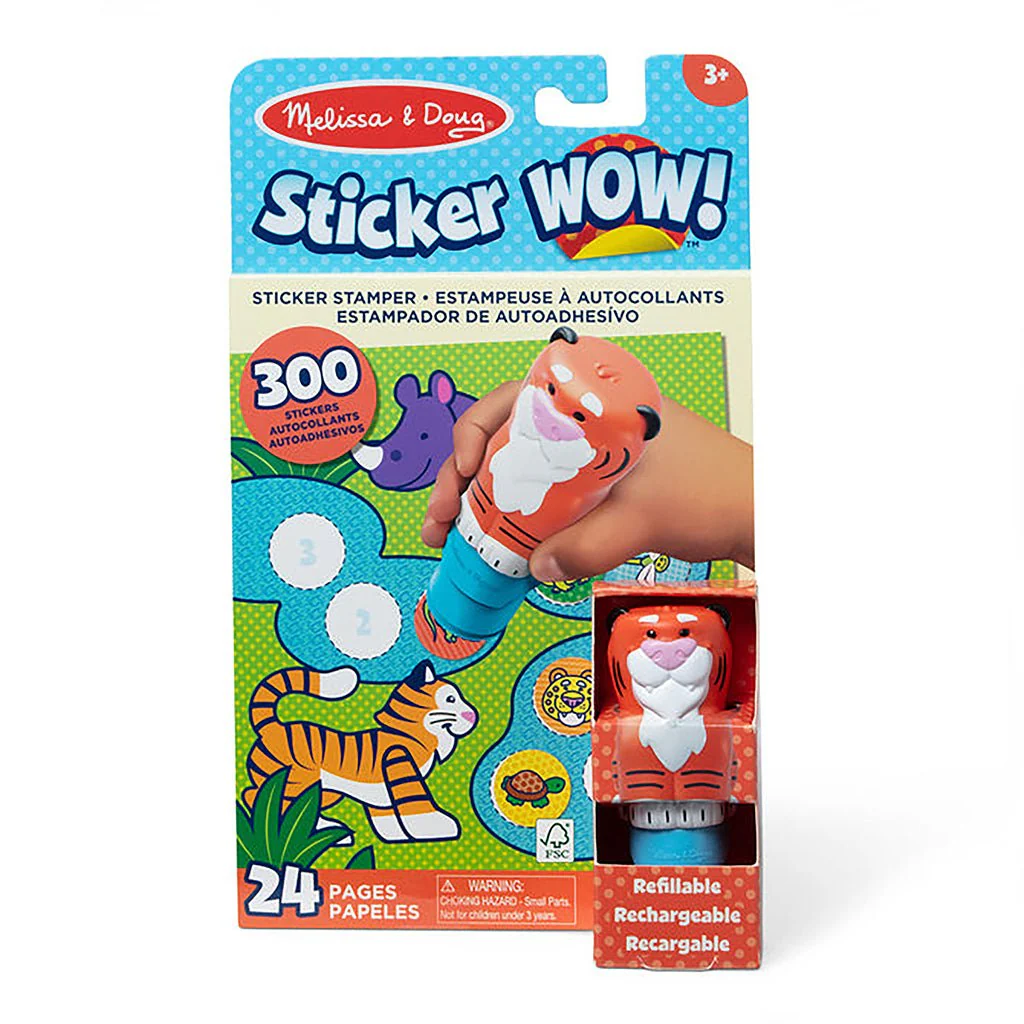 Melissa & Doug : Sticker WOW!™ Activity Pad & Sticker Stamper - Tiger