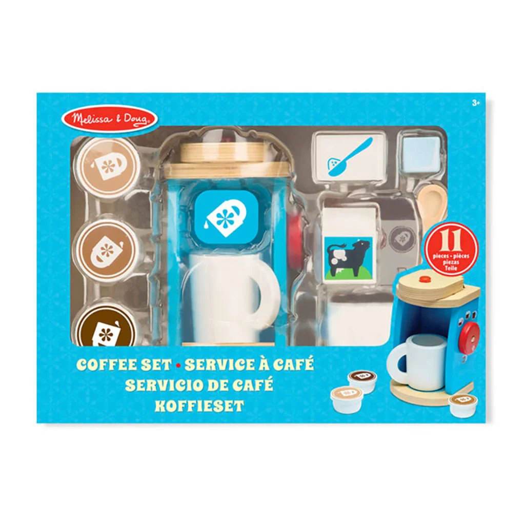 Melissa & Doug : Wooden Brew & Serve Coffee Set - Image 5