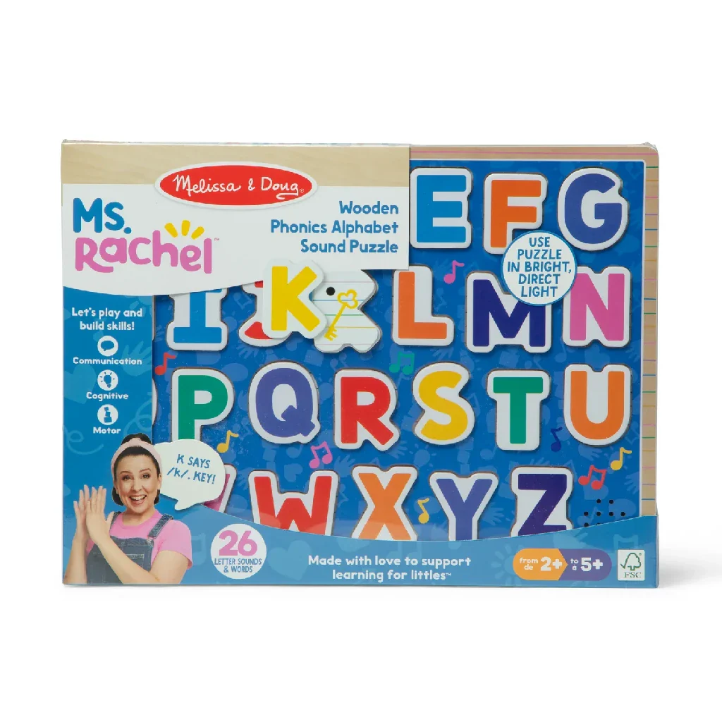 Melissa & Doug : Wooden Phonics Alphabet Sound Puzzle - Image 3