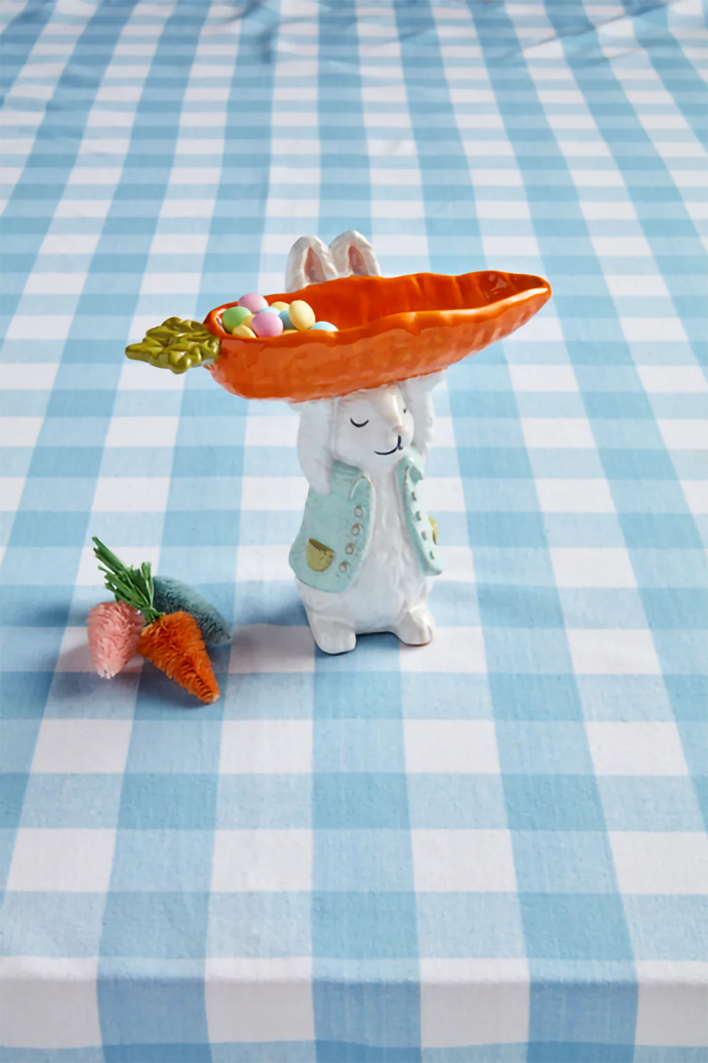 Mud Pie : Bunny Carrot Candy Pedestal - Image 2