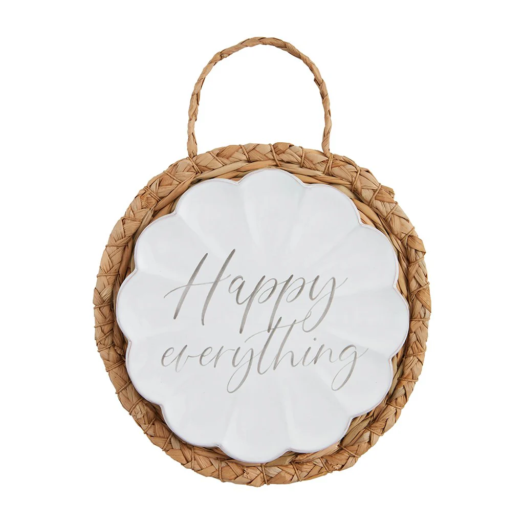 Mud Pie : Dish & Trivet Set - Happy Everything