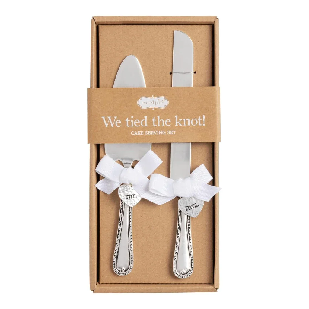 Mud Pie LLC: Wedding Charm Cake Serving Set