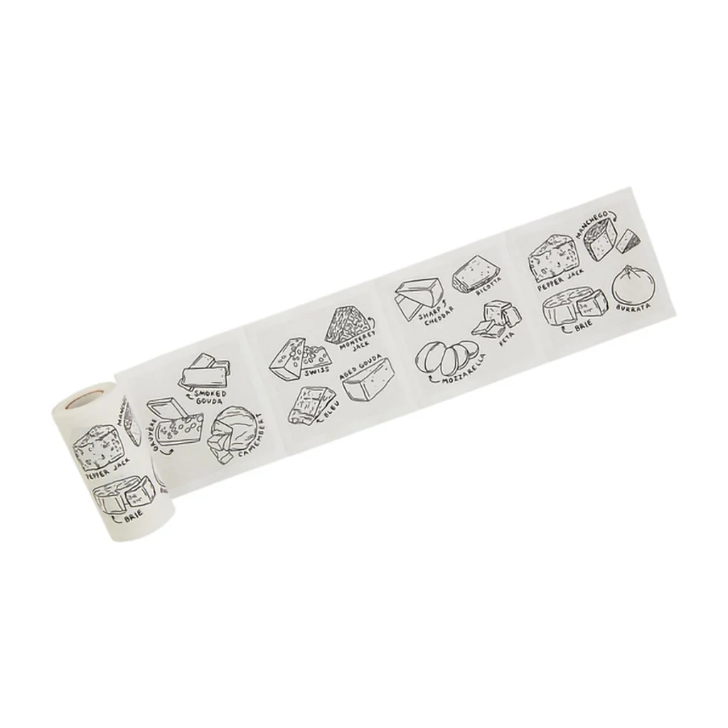 Mud Pie : Natural Cocktail Napkin Roll - Cheese - Image 2