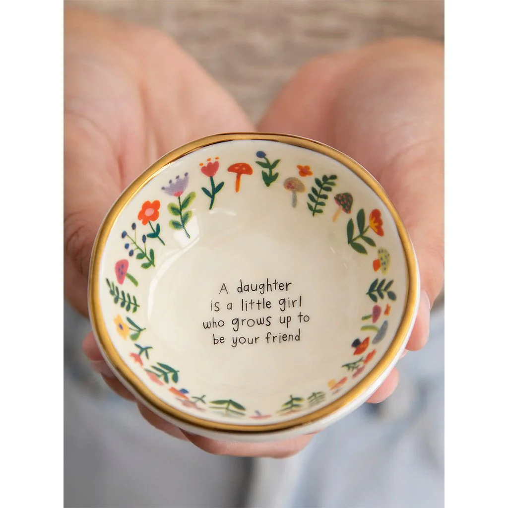 Natural Life : Ceramic Giving Trinket Bowl - Daughter Friend