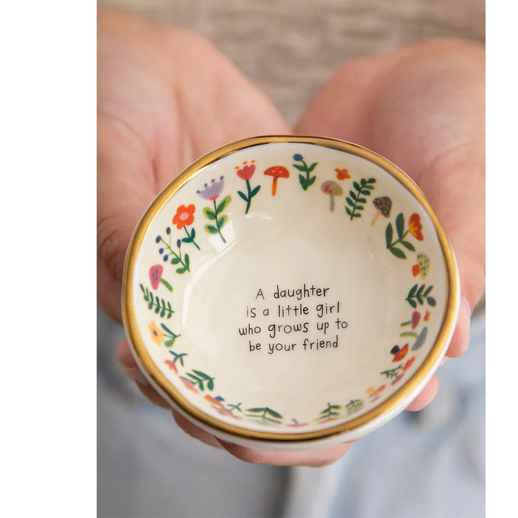 Natural Life : Ceramic Giving Trinket Bowl - Daughter Friend - Image 2