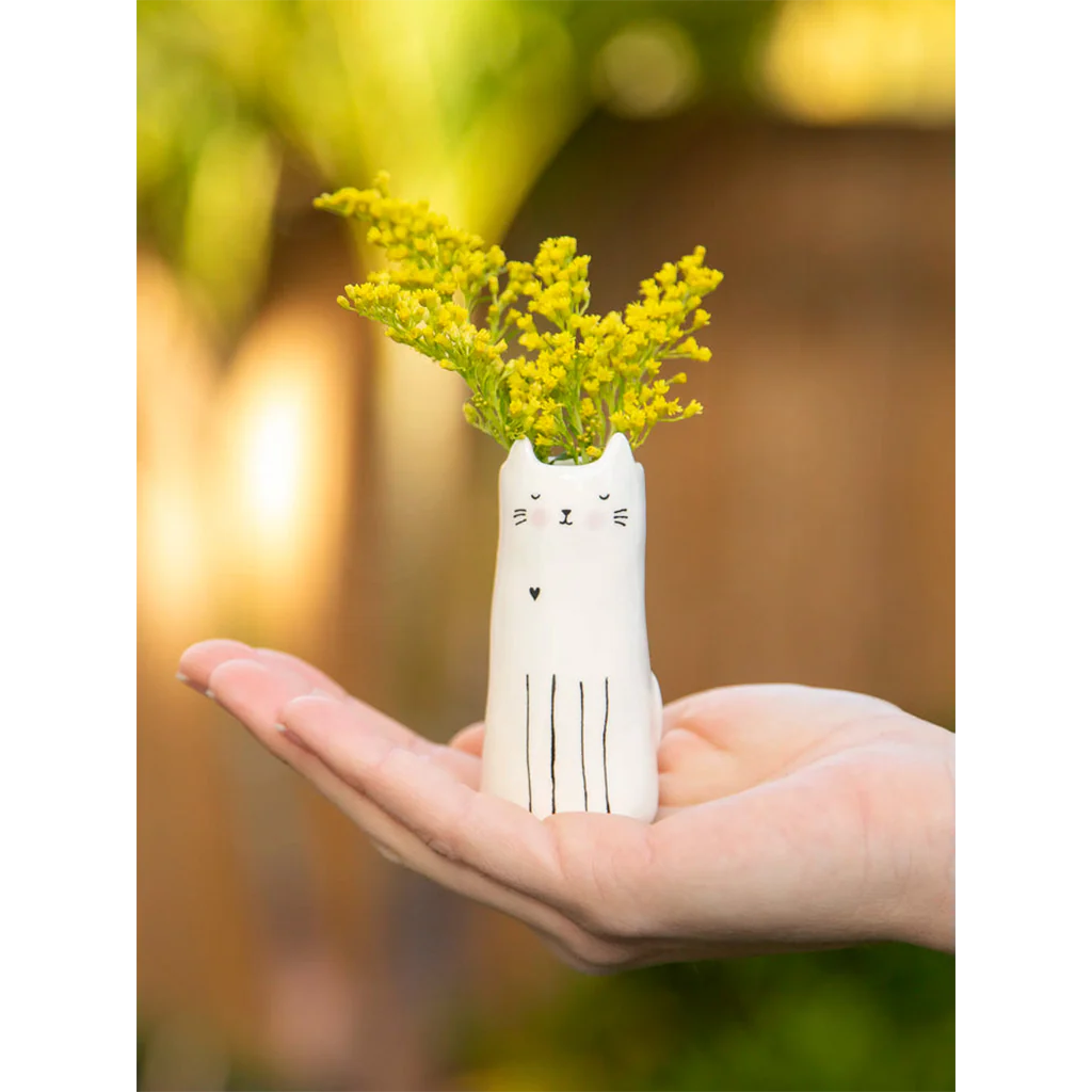 Natural Life : Cutest Little Bud Vase - Cat