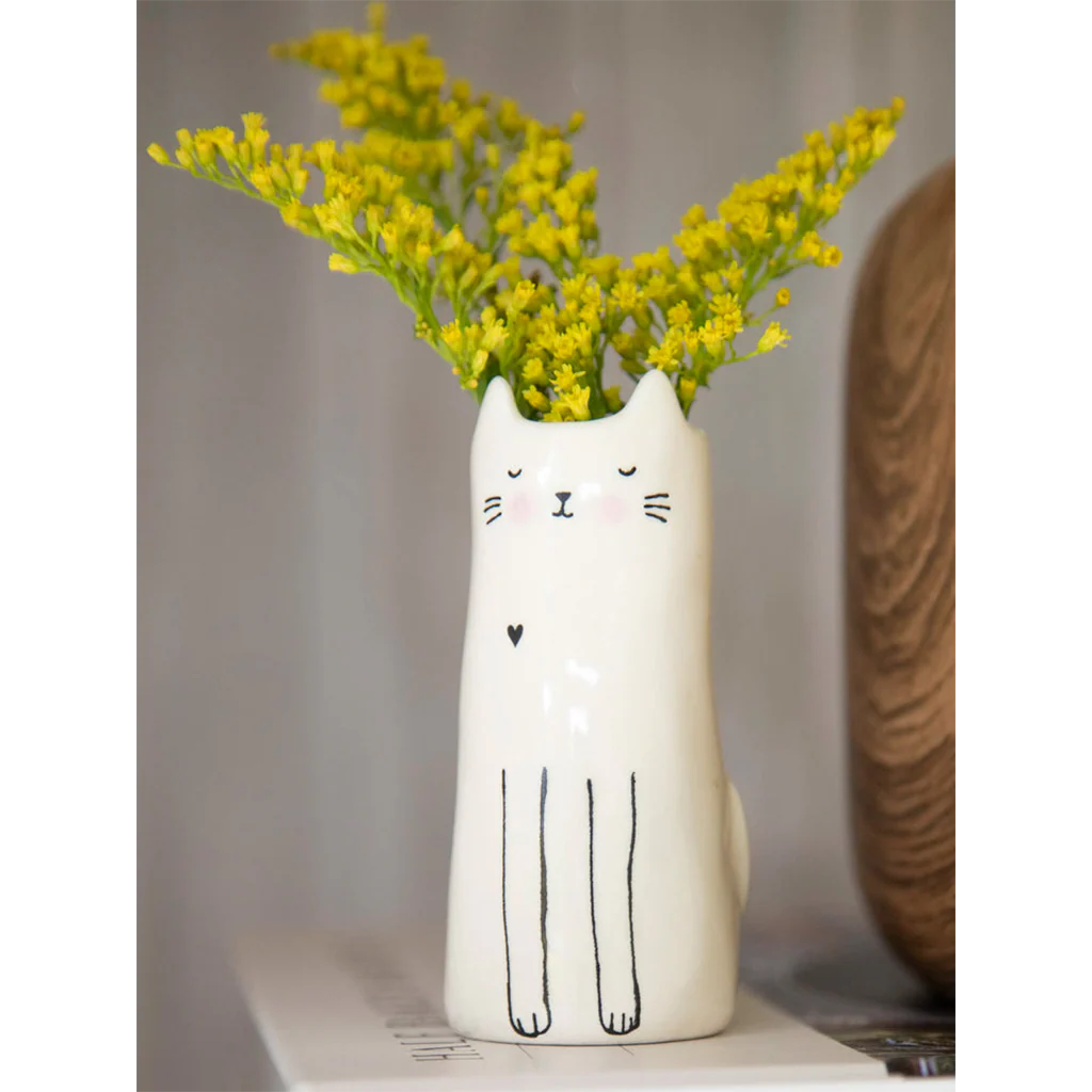 Natural Life : Cutest Little Bud Vase - Cat - Image 2