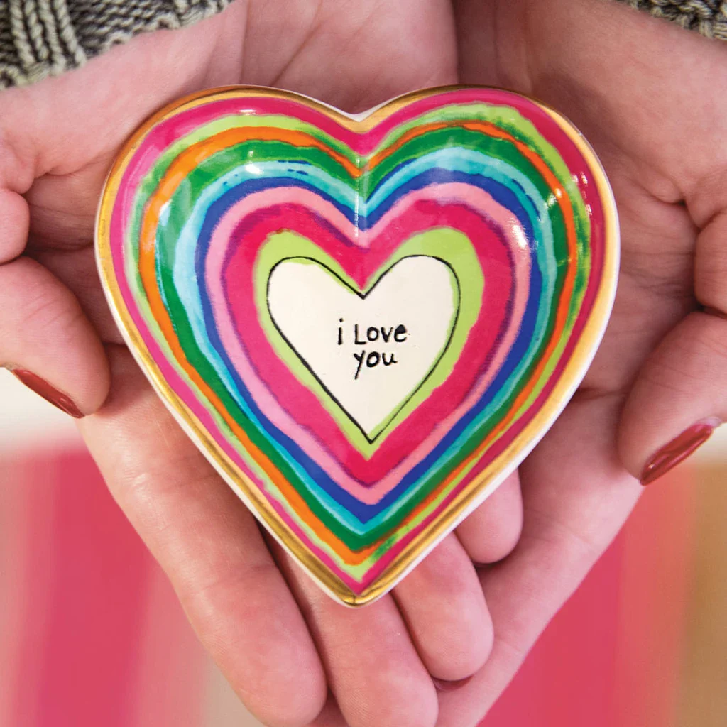 Natural Life : I Love You Heart Trinket Dish