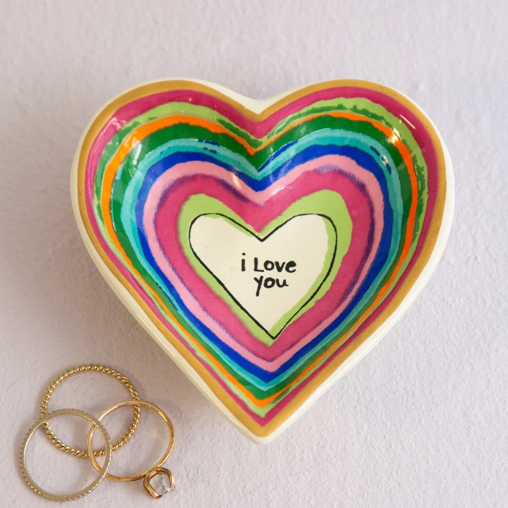 Natural Life : I Love You Heart Trinket Dish - Image 2