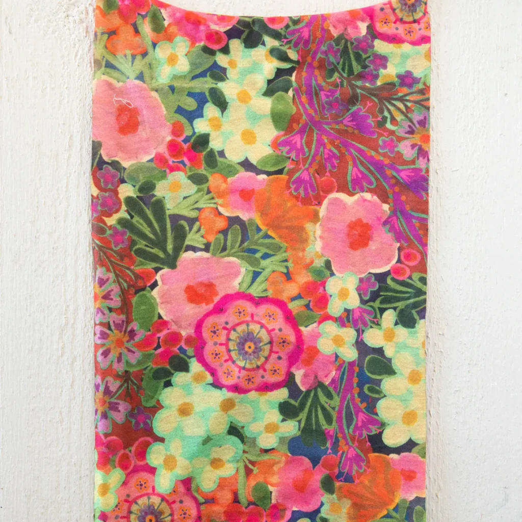 Natural Life :  Pink Patterned Garden Boho Bandeau - Image 2