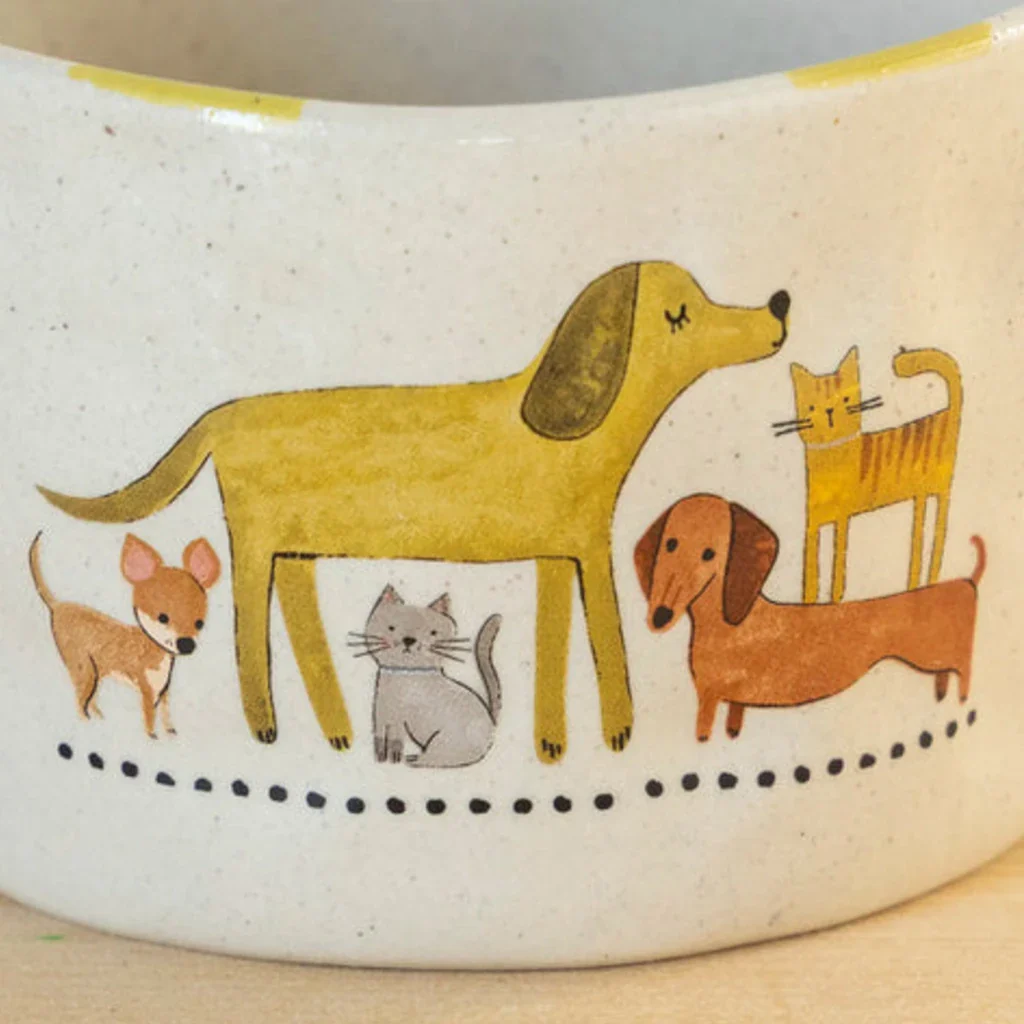 Natural Life : Stoneware Folk Mug - Image 2
