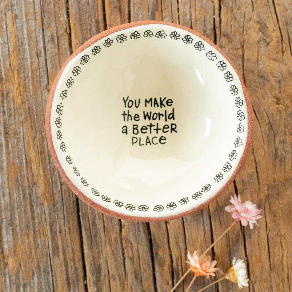 Natural Life : World Better Tiny Trinket Dish - Image 2