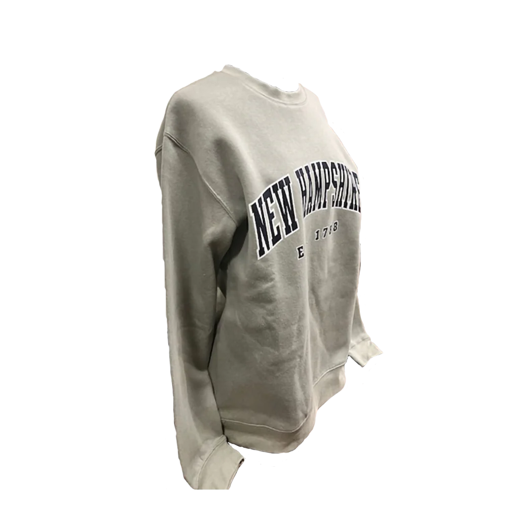 New Hampshire Hoodie : Crewneck Sweatshirt - Green - Image 3