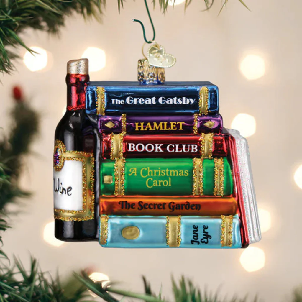 Old World Christmas : Book Club Ornament