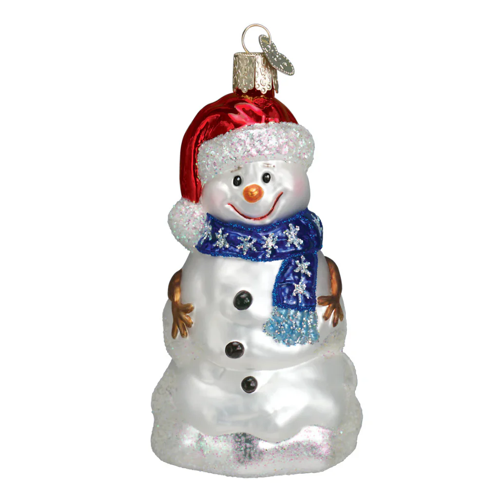 Old World Christmas : Happy Snowman Ornament - Image 2