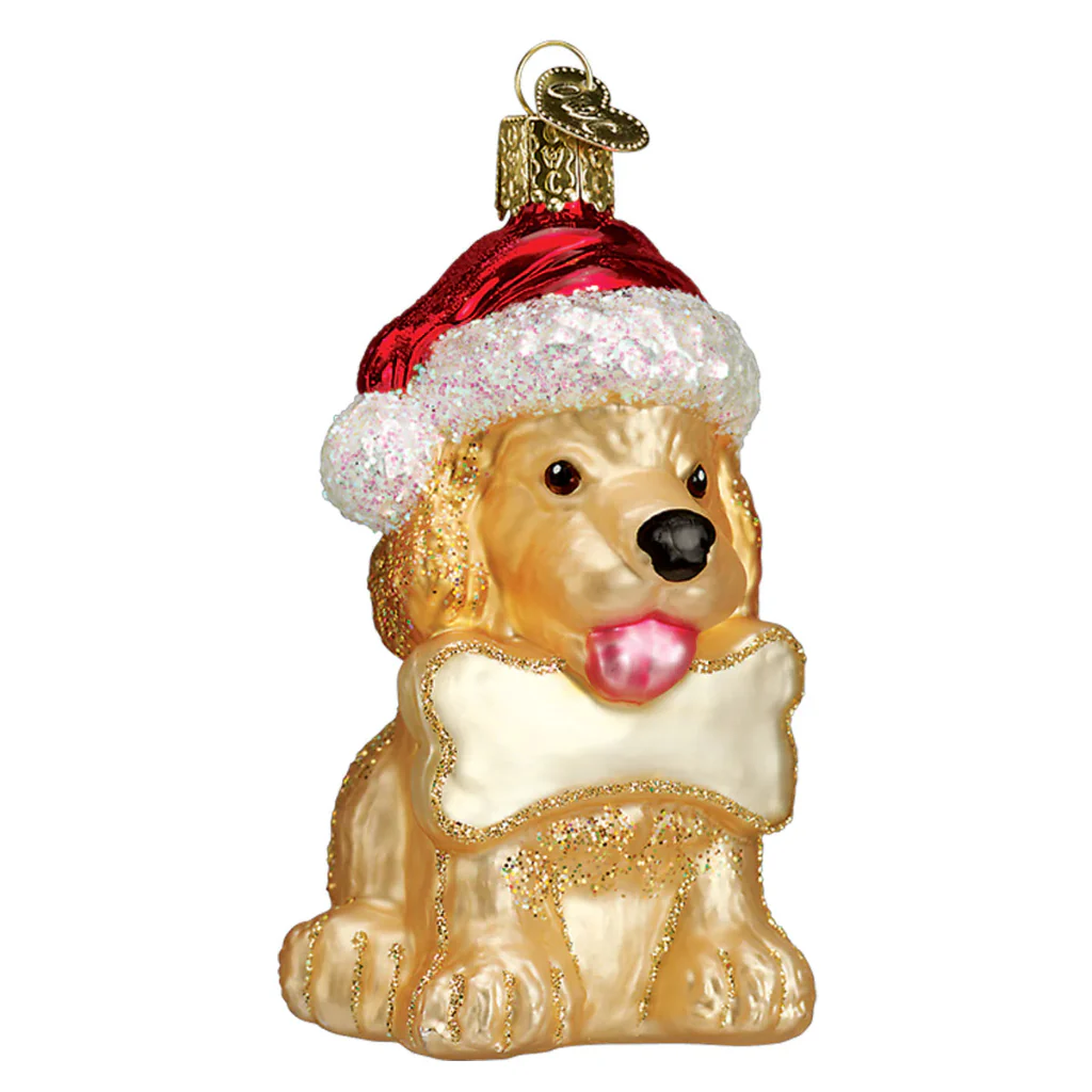 Old World Christmas : Jolly Pup Ornament
