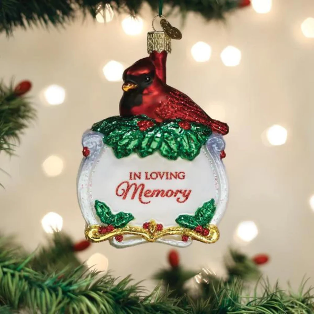 Old World Christmas : Memorial Cardinal Ornament