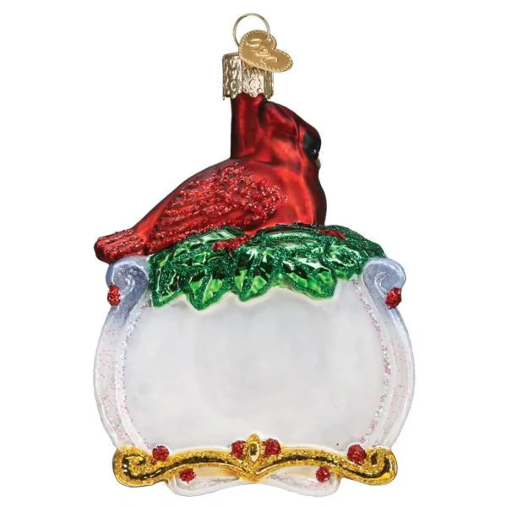 Old World Christmas : Memorial Cardinal Ornament - Image 2