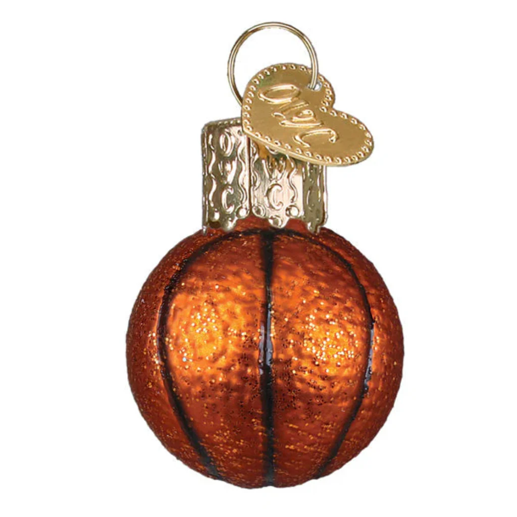 Old World Christmas : Mini Basketball Ornament - Image 2