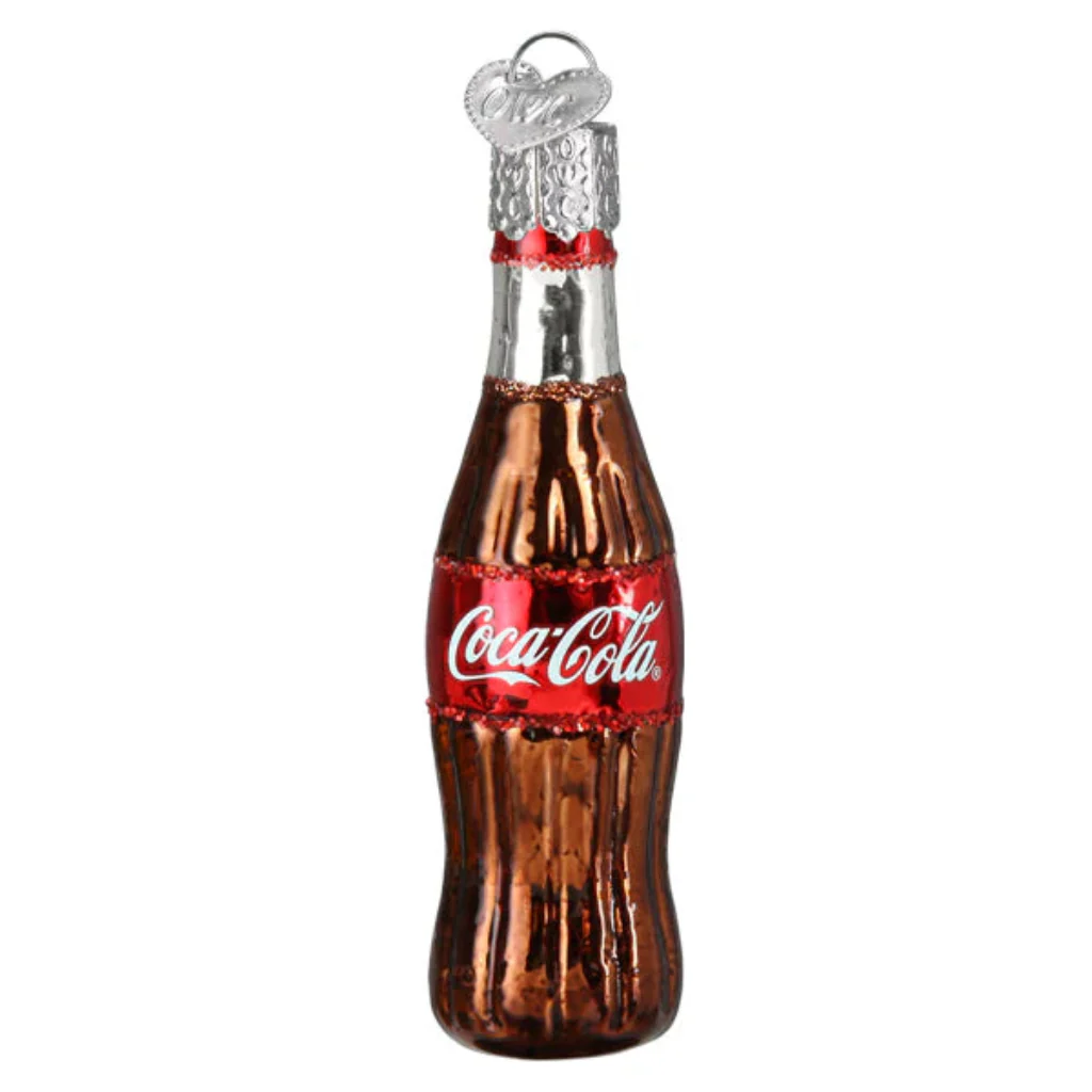 Old World Christmas : Mini Coca-Cola® Bottle Ornament - Image 2