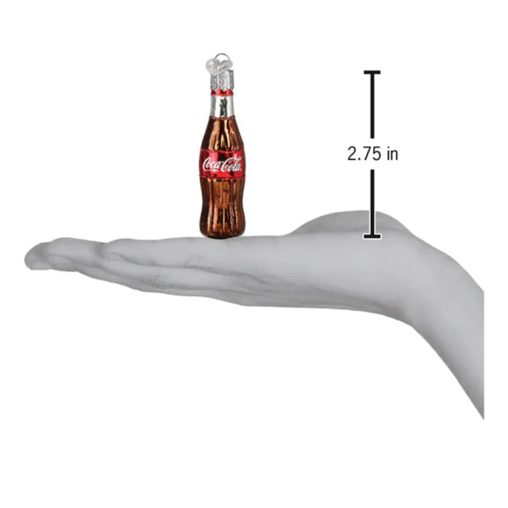 Old World Christmas : Mini Coca-Cola® Bottle Ornament - Image 3