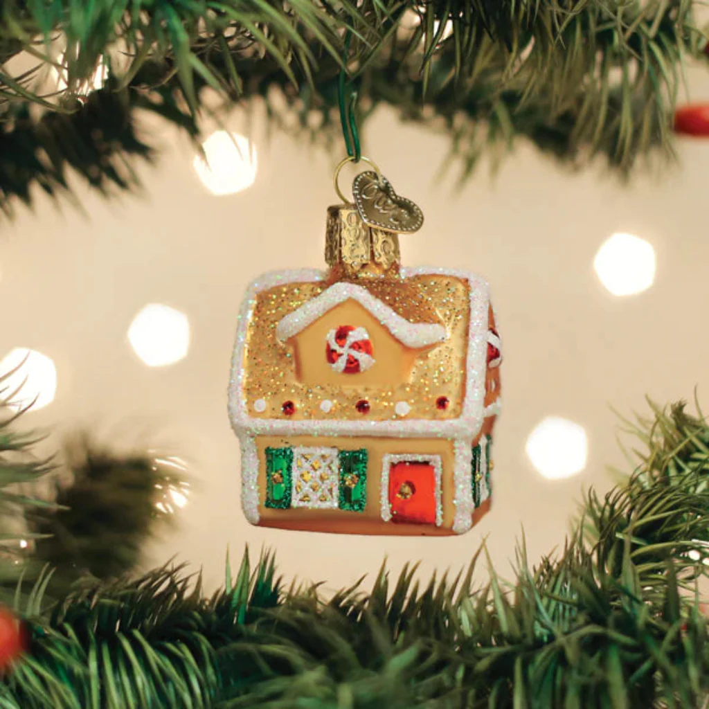 Old World Christmas : Mini Gingerbread House Ornament