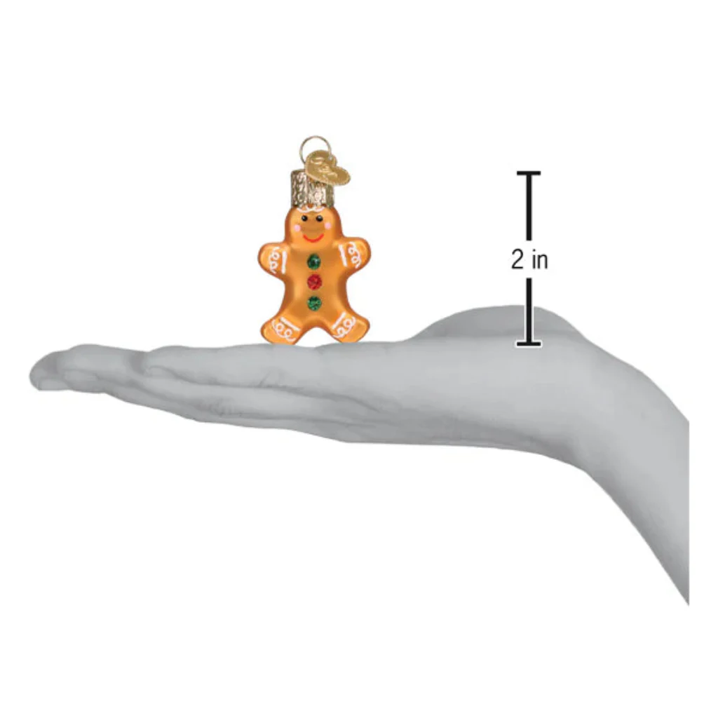 Old World Christmas : Mini Gingerbread Man Ornament - Image 3