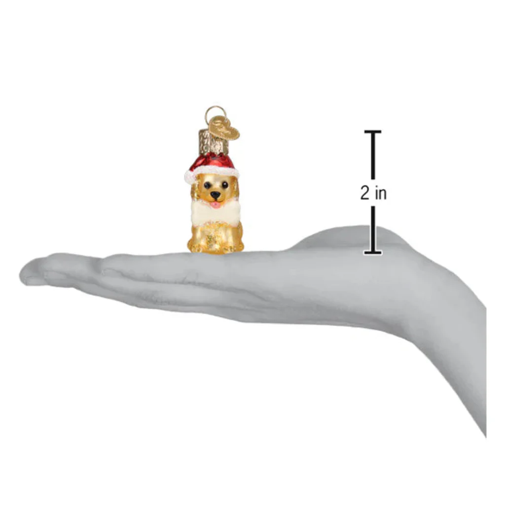 Old World Christmas : Mini Jolly Pup Ornament - Image 3