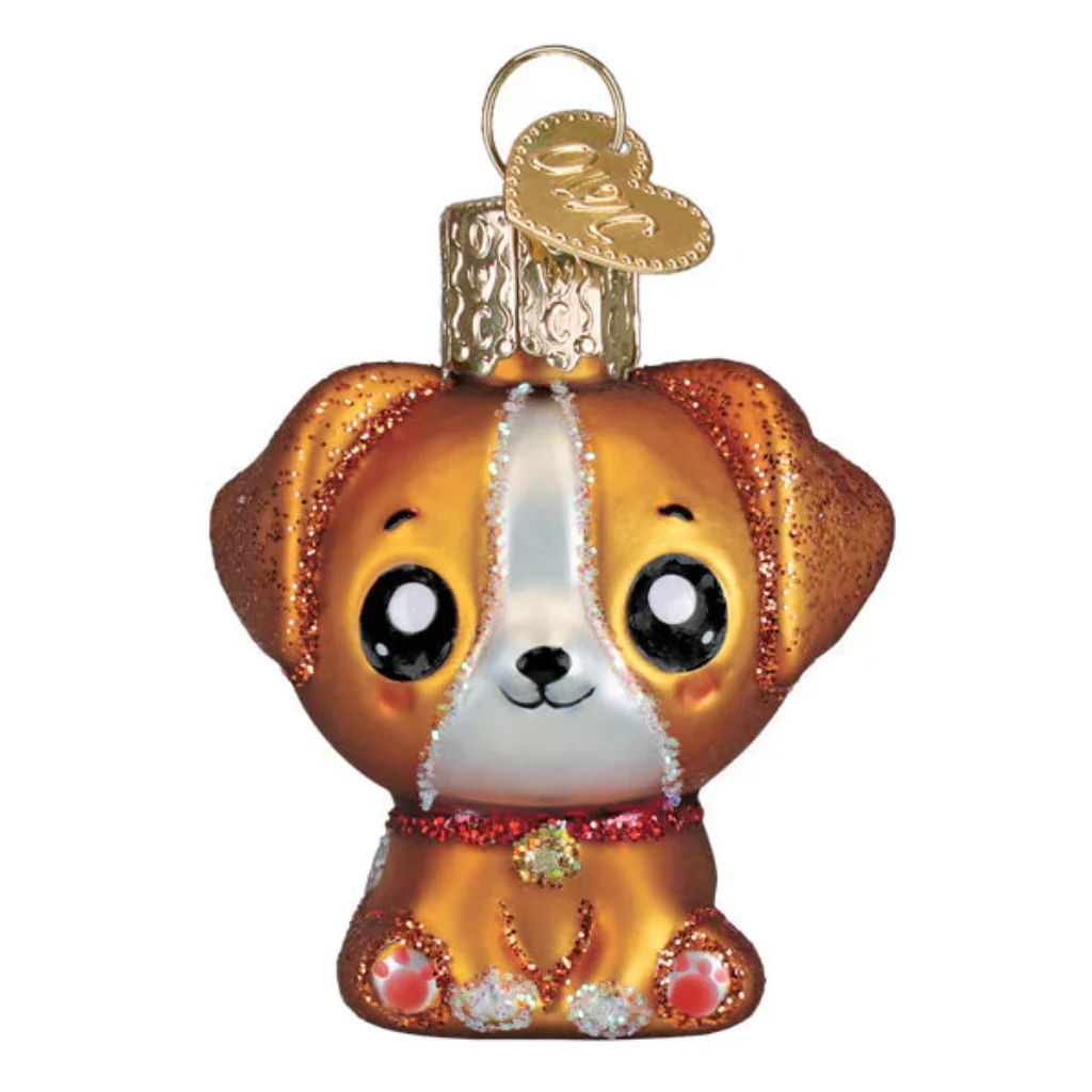Old World Christmas : Mini Kawaii Dog Ornament - Image 2