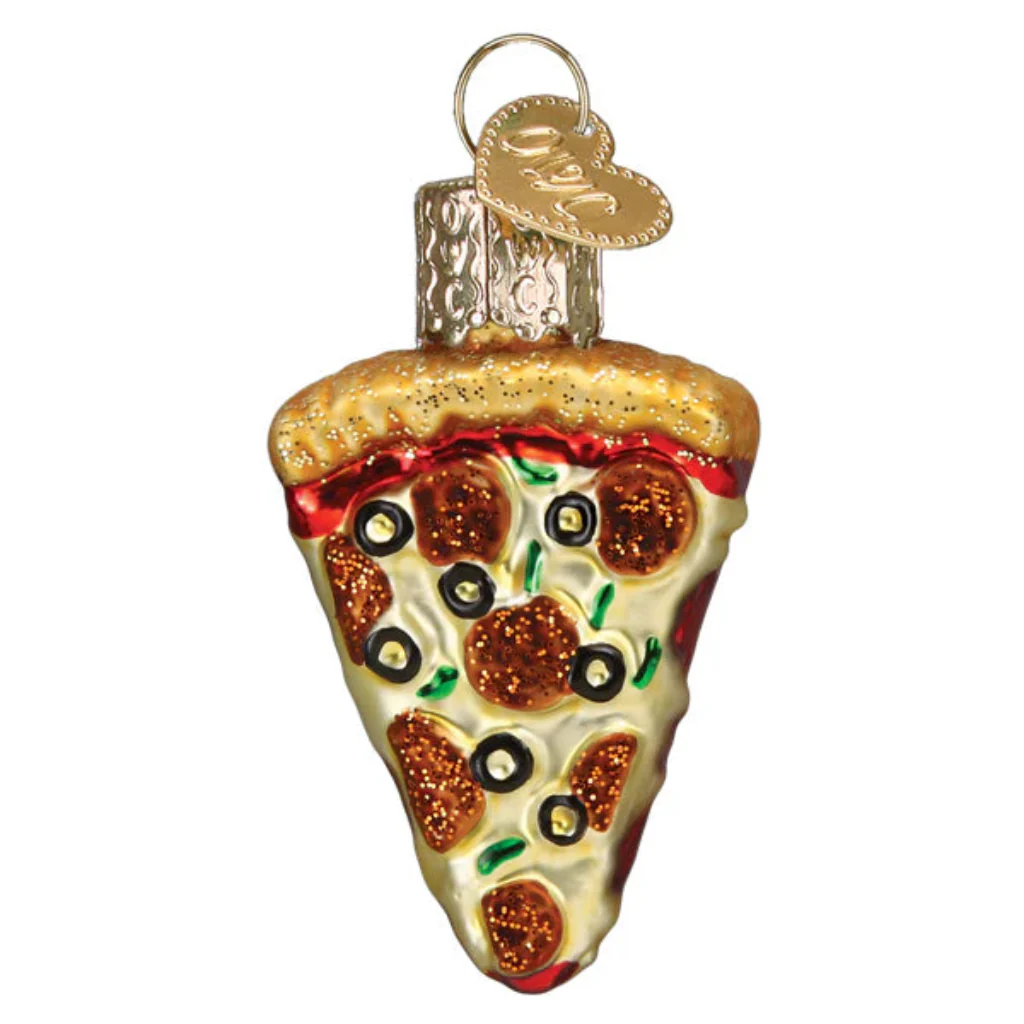 Old World Christmas : Mini Pizza Slice Ornament - Image 2