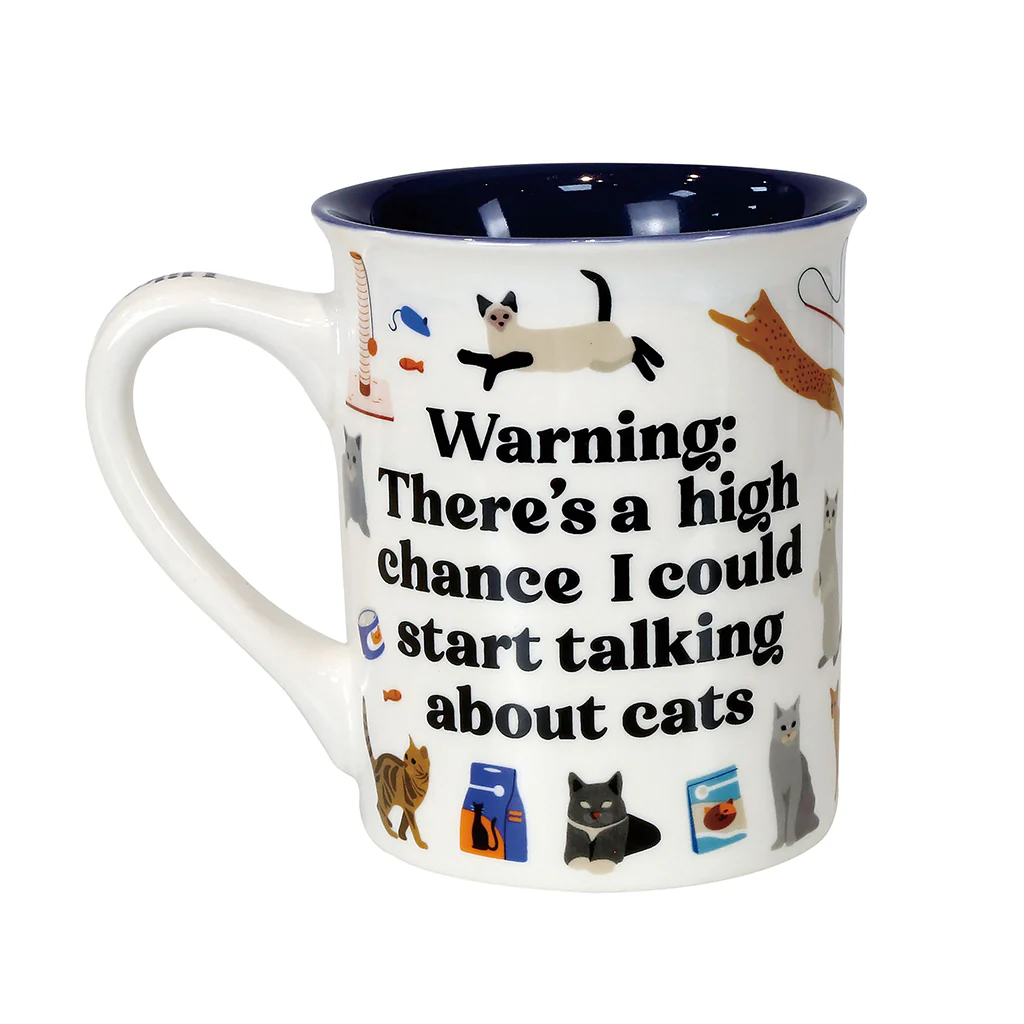 Our Name Is Mud : Cat Person Warning Mug - 16 oz. - Image 2