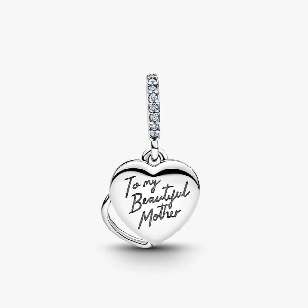 Pandora : Beautiful Mother Double Dangle Charm - Image 2
