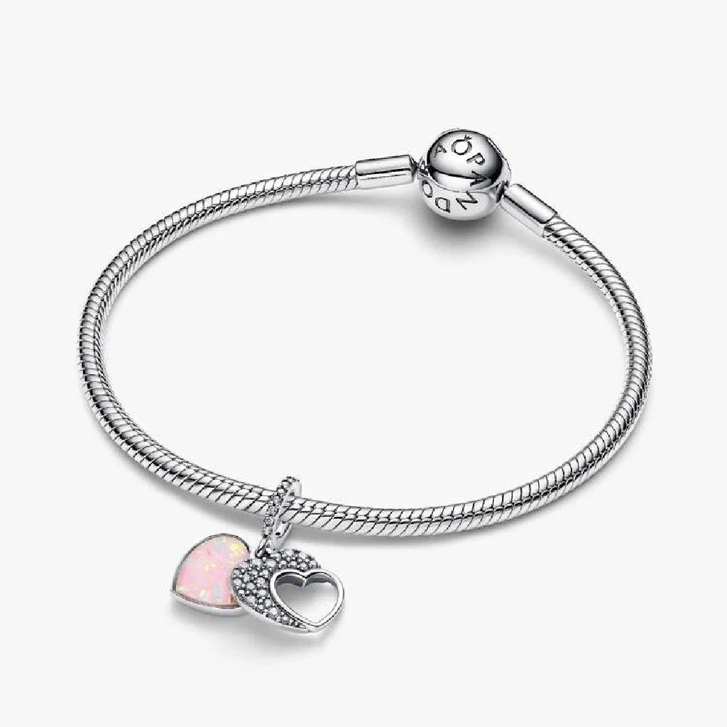 Pandora : Beautiful Mother Double Dangle Charm - Image 3