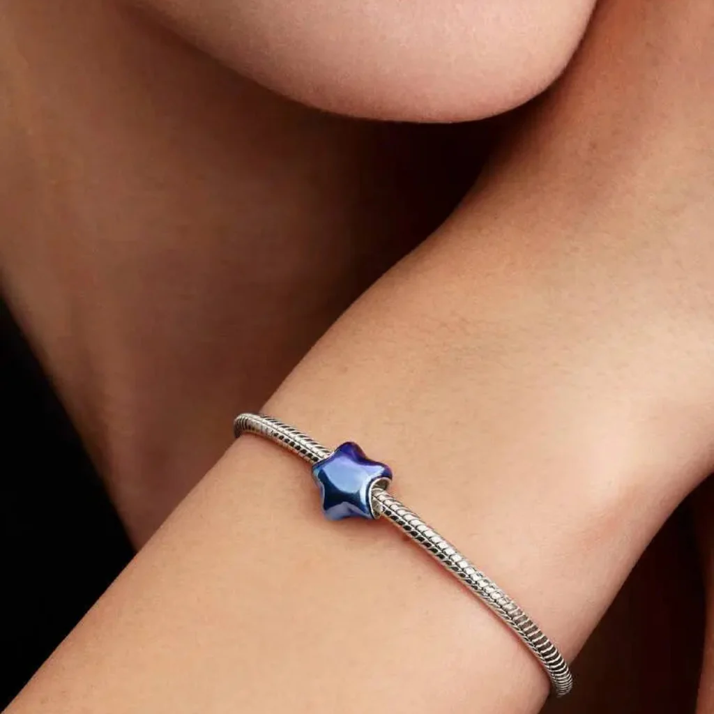 Pandora : Blue Star Charm - Image 2