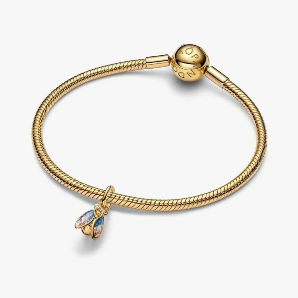 PANDORA : Cicada Dangle Charm - Gold - Image 3