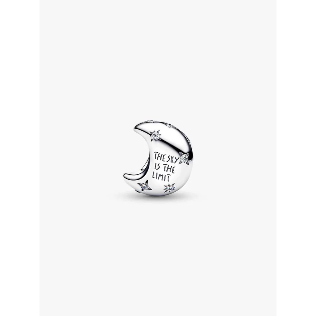 PANDORA : Crescent Moon Charm - Image 2