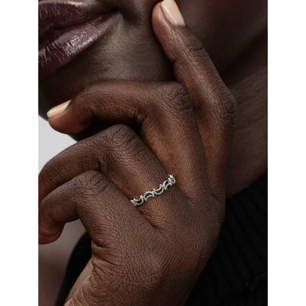 PANDORA : Crescent Moon Ring - Image 2