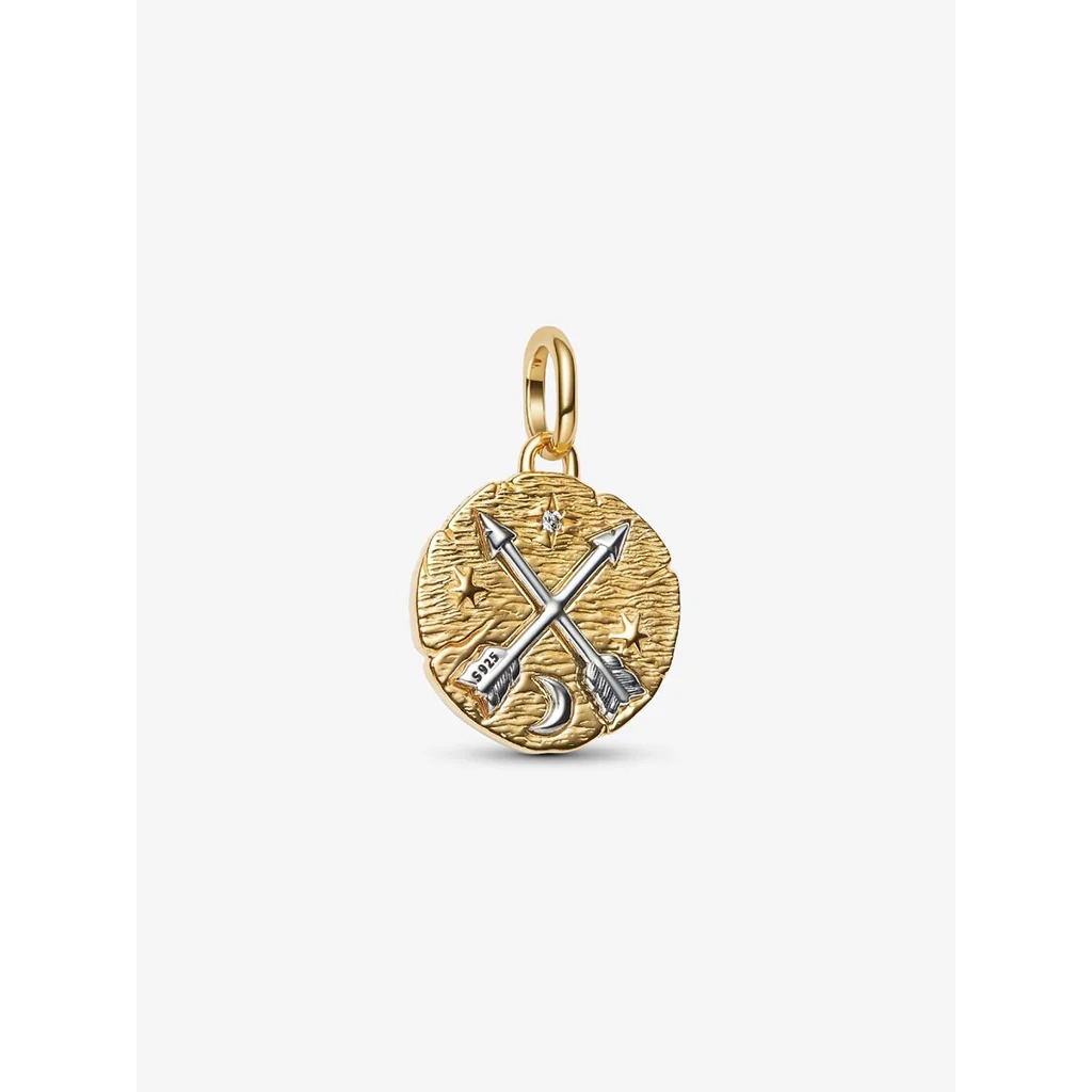 PANDORA : Crossing Arrows Medallion Charm