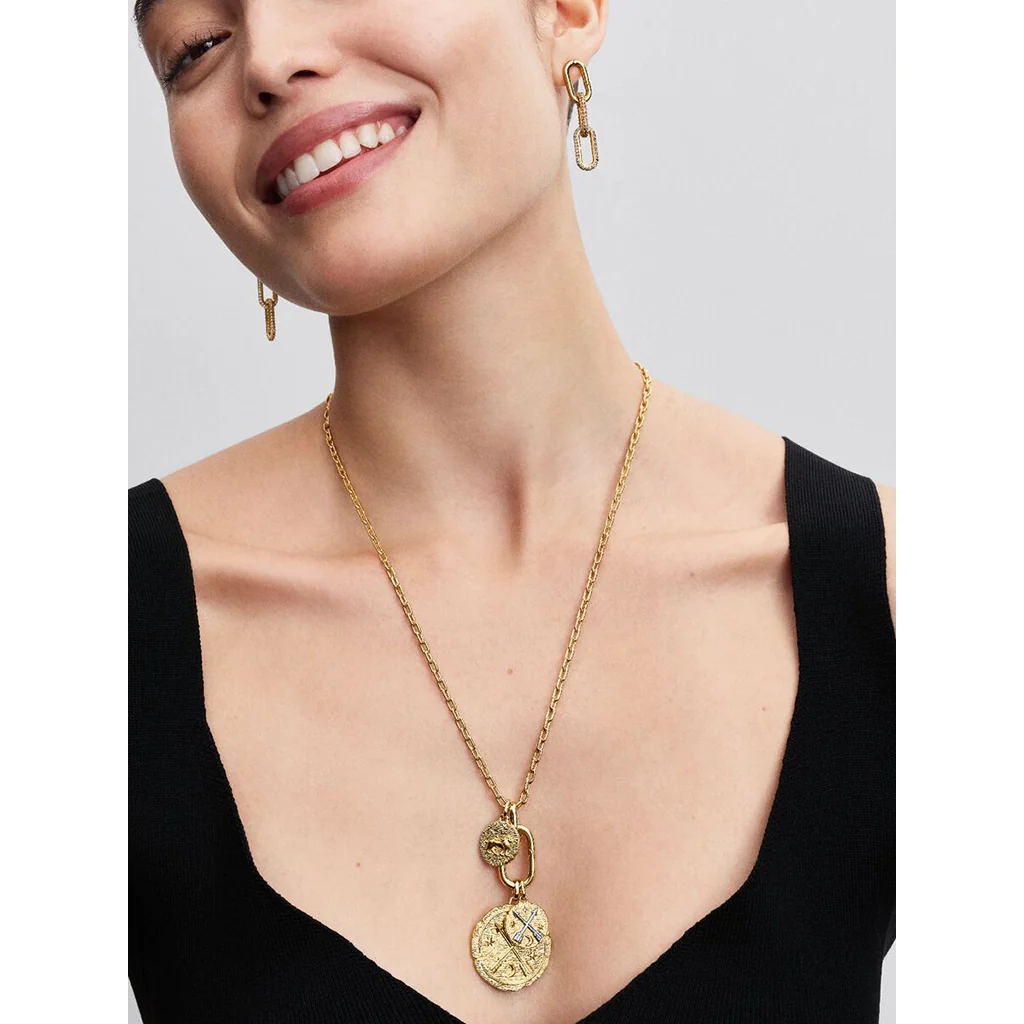 PANDORA : Crossing Arrows Medallion Charm - Image 3