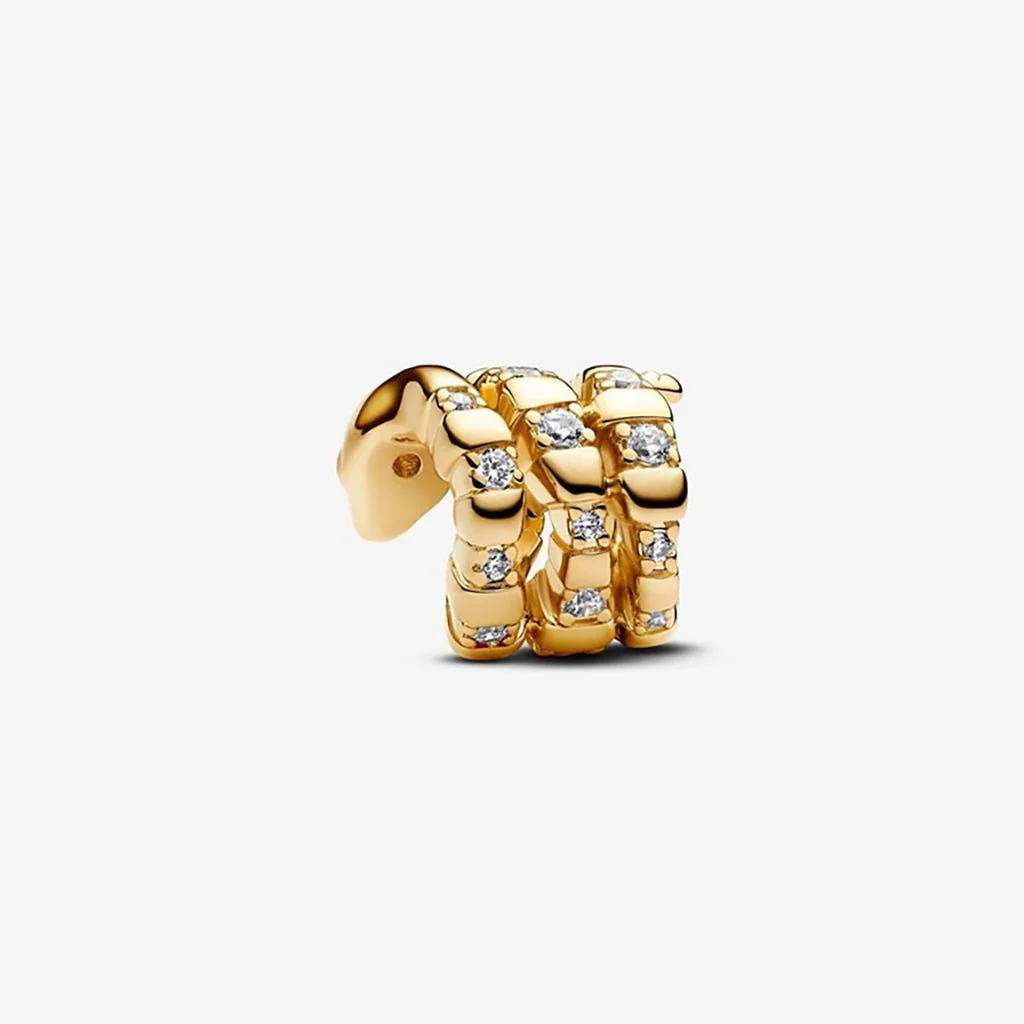PANDORA : Curled Snake Charm - Image 2