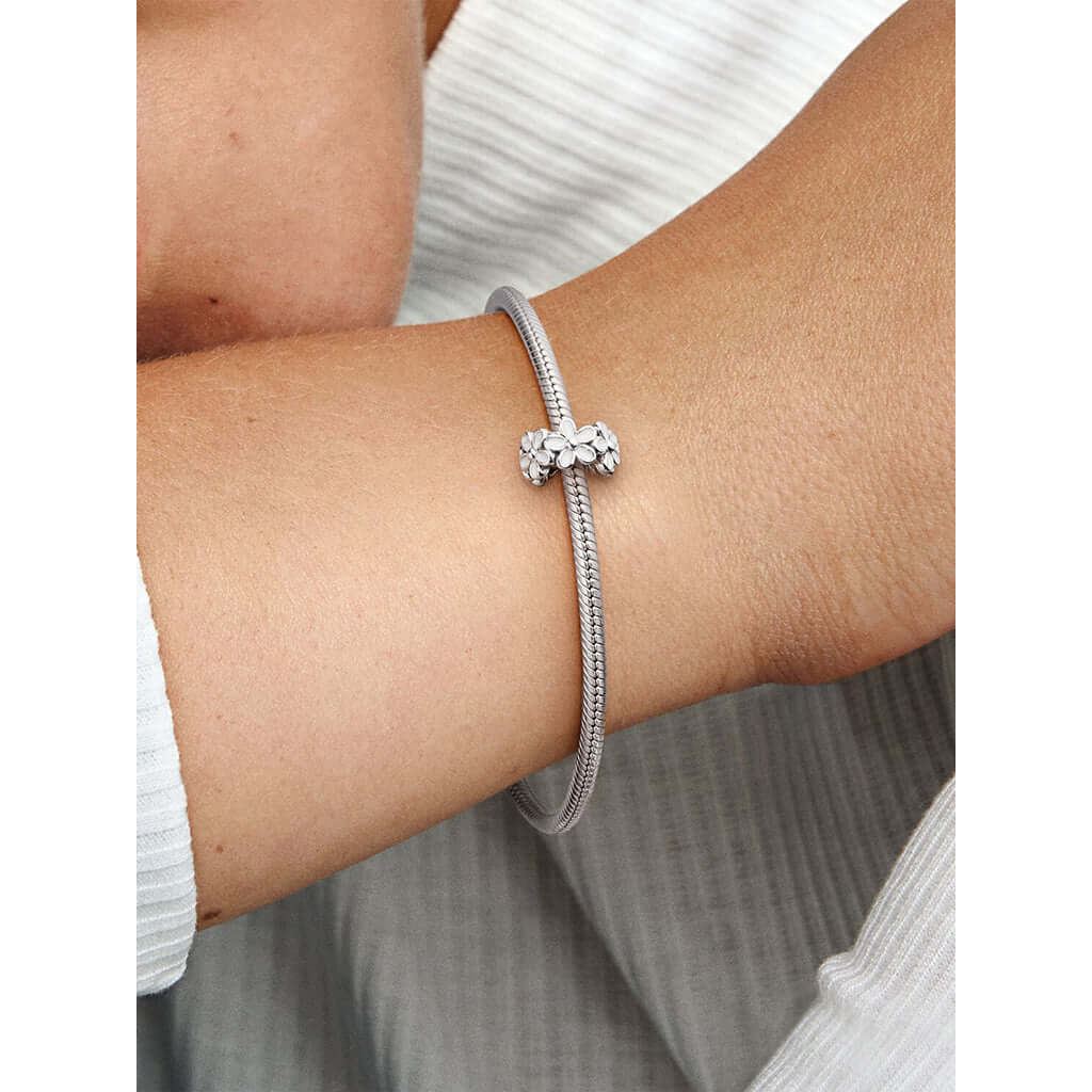 PANDORA : Daisy Flower Charm - White - Image 2