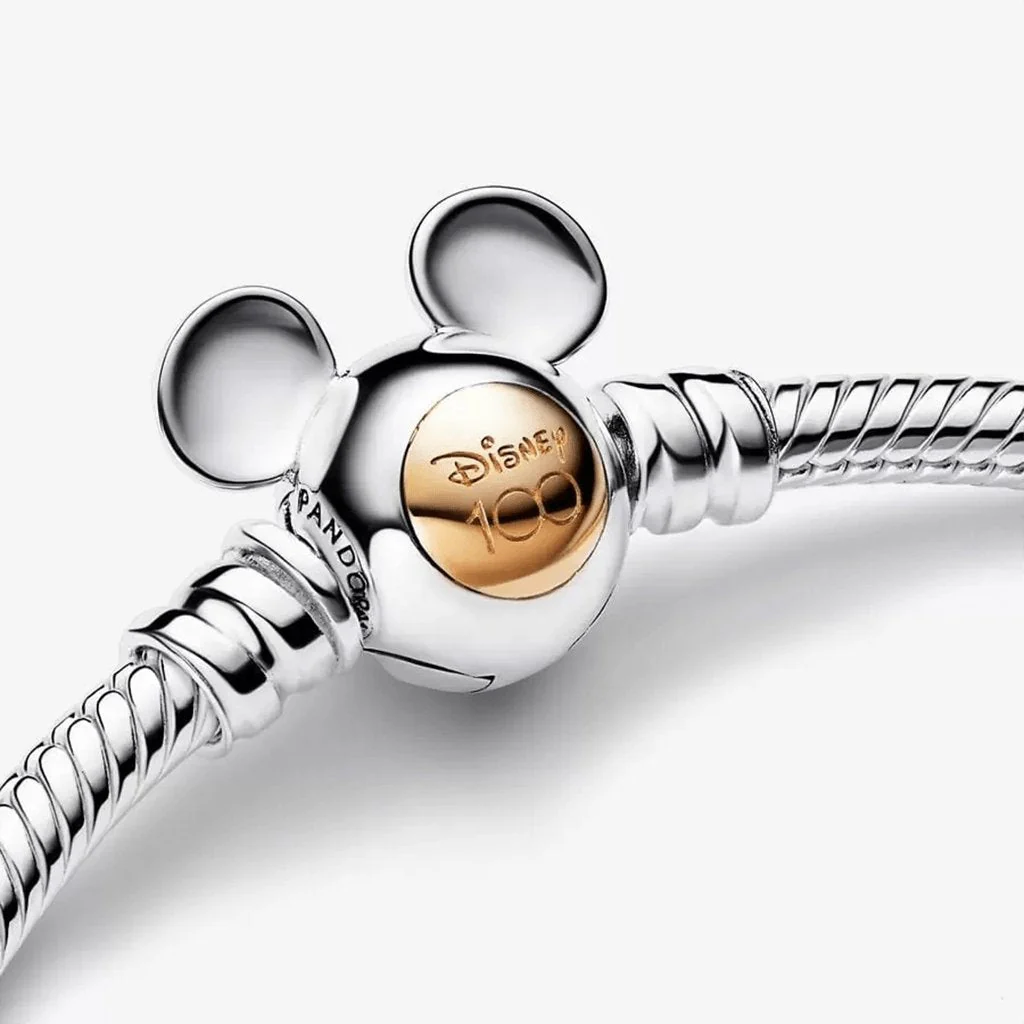 PANDORA : Disney 100th Anniversary Moments Snake Chain Bracelet - Image 4