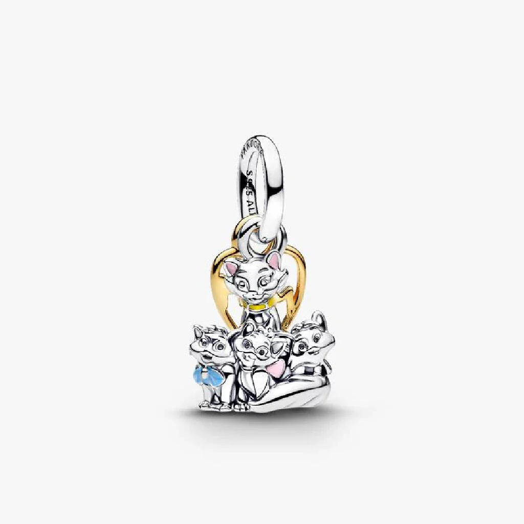 Pandora : Disney Aristocats Duchess & Kittens Dangle Charm